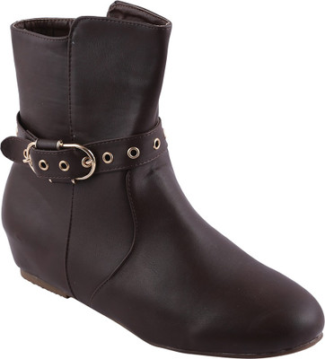 

Go India Store Boots For Women(Brown