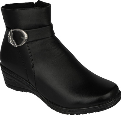 

Pink Fever Boots For Women(Black