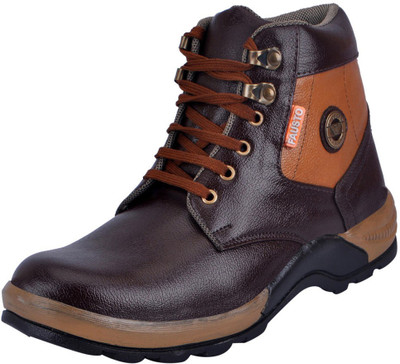 

FAUSTO Boots For Men(Brown)