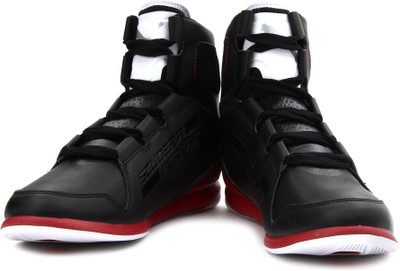 Puma Valorosso Mid SF WebCage + Mid Ankle Sneakers For Men(Black, Black-white-rosso corsa