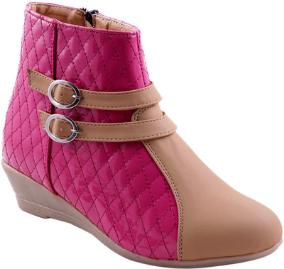 

Adorn Active Cool and Trendy Boots For Women(Pink)