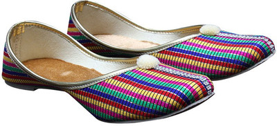 

Port Punjabi Designer Jutis For Women(Multicolor