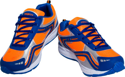 Firefox Football Shoes For Men(Orange, Blue/orange
