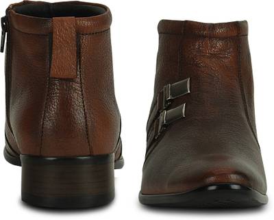 Kielz Kielz Brown Zipper Stylish Boots Boots