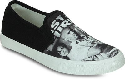 

Get Glamr FURIOUS PRINTED SNEAKERS Canvas Shoes For Men(Black)