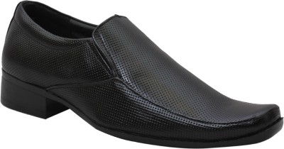 

Leather King Slip On Shoes For Men(Black)