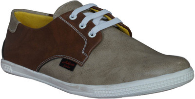 

Adjoin Steps Corporate Casuals For Men(Grey, Cream