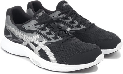 

Asics STORMER Sports Shoe For Men(Black, 9093