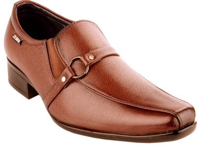 

Zebra Light Monk Strap Shoes For Men(Tan)