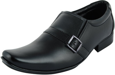 

LeatherKraft Slip On For Men(Black