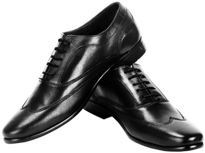 60% OFF on Moladz Manlio Lace Up Shoes For Men(Black) 60% OFF on Moladz Manlio Lace Up Shoes For Men(Black)