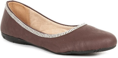 

Sindhi Footwear Indian Bellies For Women(Brown)