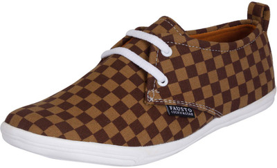 FAUSTO Trendy Sneakers For Men(Brown)