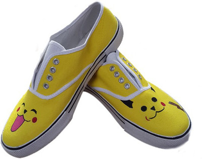 

F-Gali The Pikachu Low Top Canvas Shoes Canvas Shoes For Men(Multicolor