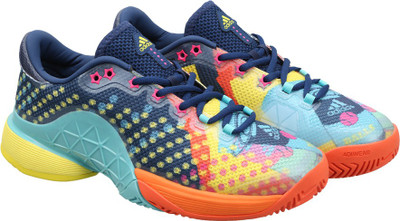 

ADIDAS BARRICADE 2017 POP ART Tennis Shoes For Men(Multicolor, Mysblu/easmin/byello