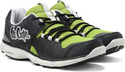 

Lee Cooper Men Sneakers For Men(Black, Olive), Black & green