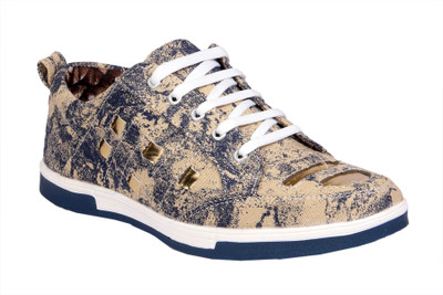 

JK Port Canvas Shoes For Men(Beige