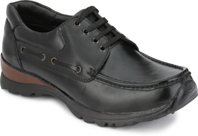 

Boxwood 100% Genuine Leather Outdoor Shoes For Men(Black)