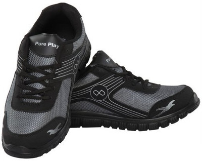 

Pure Play Ppgss006BlackGrey Walking Shoes For Men(Black, Grey)