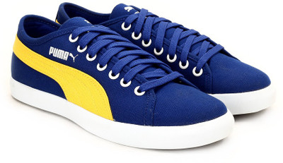 

Puma CV DP Sneakers For Men(Blue, Yellow, Surf the web-dandelion