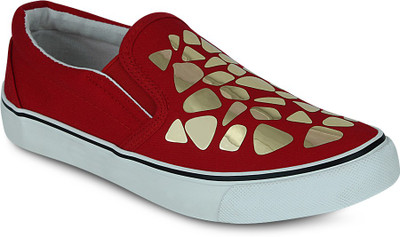 

Get Glamr Vanaya Sneakers For Women(Red
