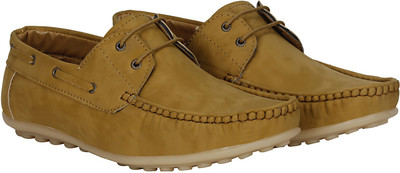 

Kraasa Klick Boat Shoes For Men(Tan