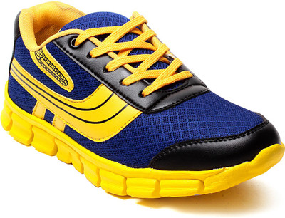 Juan David Running Shoes For Men(Blue), Yellow