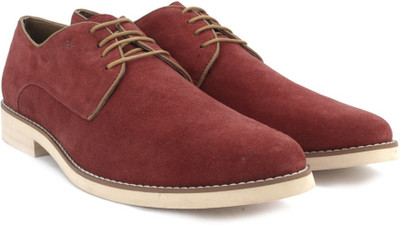 

Arrow Men Genuine Leather Corporate Casuals For Men(Maroon), Rosso