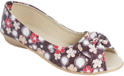 

Azores AZF_HBr Peep Toe Belly For Women(Brown)