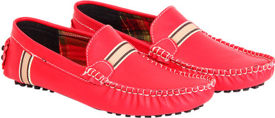 

Funk'd Stripe Loafers For Men(Red