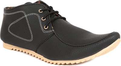 Golden Sparrow Black Casual Casual Shoes For Men(Black)