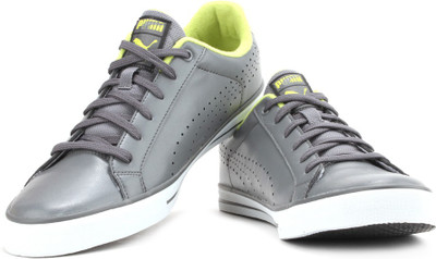 

Puma Game Point Dp Sneakers For Men(Grey), Steel gray;lime punch;white