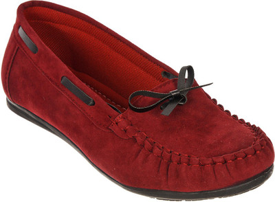 Bruno Manetti 1090 Loafers For Women(Red