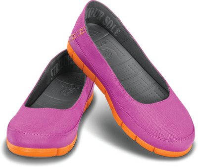 

Crocs Bellies For Women(Pink), Vibrant violet/orange