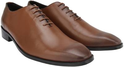 Brigit Corporate Shoe Tan Brown Lace Up