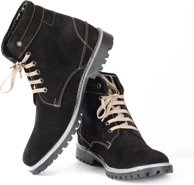 

Moladz Veneto Black Boots For Men(Black