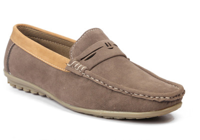 

Levanse Rich suede leather Driving Shoes For Men(Grey, Light grey