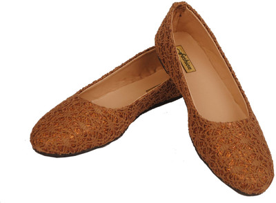 

Fashion Casual Brown Sparkle Bellies For Women(Brown