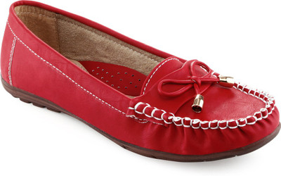 

Shuz Touch Loafers For Women(Red