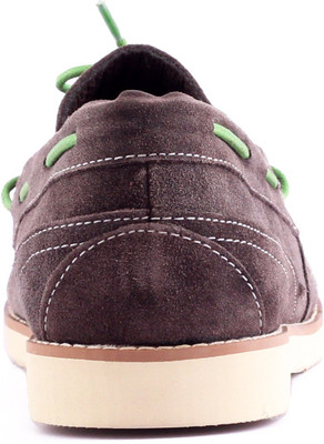 

Willywinkies Stylish And Trendy Boat Shoes For Men(Brown), Brown and green