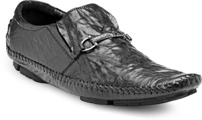 

Teakwood Slip On Loafers For Men(Black