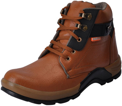 

FAUSTO High Ankle Boots For Men(Tan)