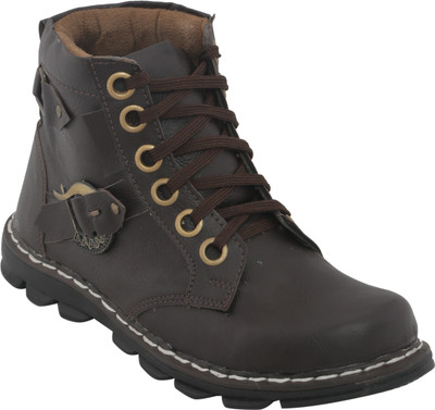 Bacca Bucci Robust Boots For Men(Black