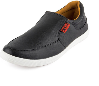 

Rosso Italiano Sneakers Sneakers For Men(Black, Black with white sole