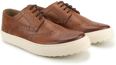 

Knotty Derby Alecto Brogue Sneakers For Men(Tan