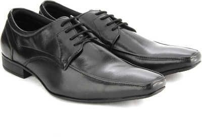 

Hush Puppies By Bata BRUCE_LACE UP Lace Up Shoes For Men(Black