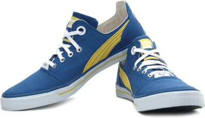 

Puma Limnos Cat Men Sneakers For Men(Yellow, Blue, 04;imperial blue;dandelion
