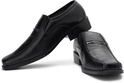

Mochi Formal Slip On Shoes For Men(Black, 11;black