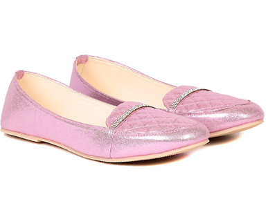 

TEN TEN Women's Pink Loafers Casual Shoes For Women(Pink)