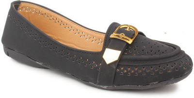 

Sindhi Footwear Venetian Loafers For Women(Black)